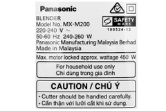 Máy xay sinh tố Panasonic MX-M200GRA