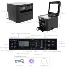 Máy in laser đen trắng Canon MF241D (Print/ Copy/ Scan/ Duplex)