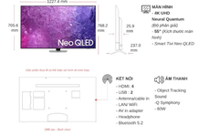 Tivi Samsung QA55QN90CAKXXV  4K 55 inch Neo QLED 2023