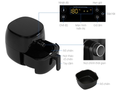 Nồi chiên không dầu Philips HD9745 4,5 lít