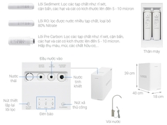 Máy lọc nước RO Cuckoo CP-YR701UW/WHCRVNCKV 3 lõi, đặt gầm