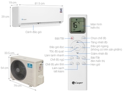 Điều hòa Casper 1 chiều R32 SC-12FB36A(I/O)