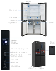 Tủ lạnh Toshiba GR-RF606WI-PMV(60)-AG 471 lít inverter