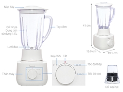 Máy xay sinh tố đa năng Panasonic MX-EP5111WRA