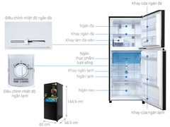 Tủ lạnh Panasonic NR-TV261BPKV Inverter 234 lít