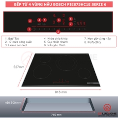 BẾP TỪ 4 VÙNG NẤU BOSCH PIE875HC1E SERIE 6
