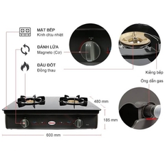 Bếp ga dương Rinnai RV-8611(GL-B)