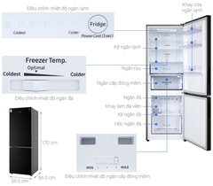 Tủ lạnh Samsung RB30N4010BU/SV Inverter 310 lít