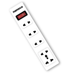 Ổ cắm Nanoco NES4213-5S1 dây 5 mét