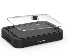 Vỉ nướng điện Sunhouse SHD4604 1700W có nắp kính