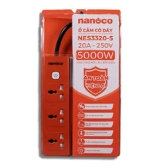 Ổ cắm Nanoco NES3320-5 dây 5 mét