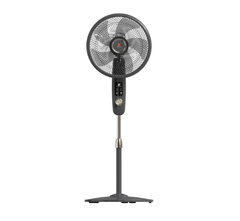 Quạt cây HAWONKOO FDH-66-BLDC-GR 5 cánh 42W BLDC Inverter, màu cà nâu có điều khiển