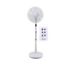 Quạt cây Hitachi LF-D6RCWM 7 cánh 24W động cơ DC màu trắng có điều khiển từ xa
