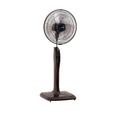 Quạt cây MITSUBISHI LV16-RB CY-BW 47W 3 cánh màu nâu đậm có điều khiển từ xa