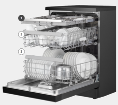 Máy rửa bát Panasonic NP-FVK16XE 15 bộ, sấy khí tươi tuần hoàn