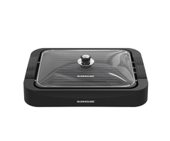 Vỉ nướng điện Sunhouse SHD4604 1700W có nắp kính