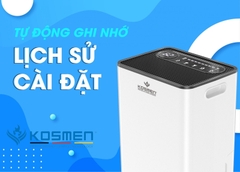 Máy hút ẩm Kosmen KM-60S 60 lít phòng 110m2 kết nối wifi thông minh