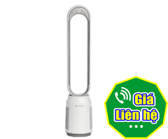 Quạt không cánh Lumias T08 33W màu xám trắng có điều khiển từ xa