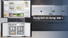 Tủ lạnh Panasonic NR-WY720ZMMV Inverter, 650 lít