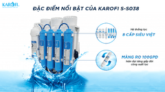 Máy lọc nước Karofi S-S038 8 lõi