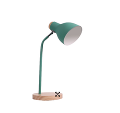 Đèn bàn Nanoco NDKC03WG đế gỗ xanh lá