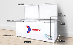 Tủ đông Sanaky VH-8699HY4K Inverter 761 lít