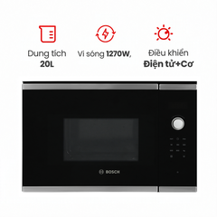 Lò vi sóng âm tủ Bosch BFL523MS0B 20 lít