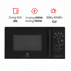 Lò vi sóng Electrolux EMG30D22BM 30 lít có nướng