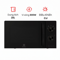 Lò vi sóng Electrolux EMM20K22B 20 lít không nướng