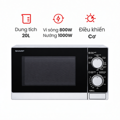 Lò vi sóng Sharp R-G222VN-S 20 lít có nướng