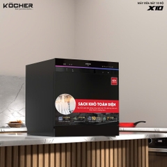 Máy Rửa Bát Kocher X10 10 bộ độc lập sấy lưu trữ 72H