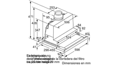 Máy hút mùi âm tủ Bosch DFS067K51 seri 8