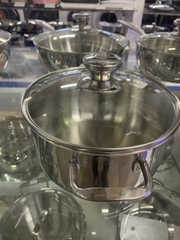 Nồi inox 304 Glaub NGLAUB24 3 lớp nguyên khối  24cm