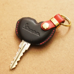 Bao da chìa khóa xe máy Vespa - Dòng da Vachetta mix