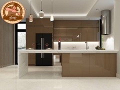 Tủ Bếp Cao Cấp - TB 17 -  Gỗ Đẹp - Sang Trọng Và Đẳng Cấp