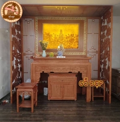 Phòng Thờ Hiện Đại Bt 08 Mẫu Đại Cát - Chuẩn Phong Thủy