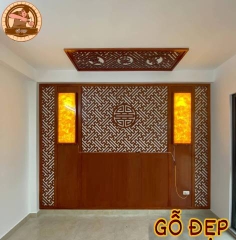 Mẫu Vách Ngăn Phòng Thờ VN 32 - Giá Rẻ Nhất Thị Trường