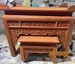 Án Gian Thờ Gỗ Hương Đỏ BT 989