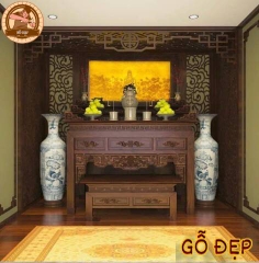 Bàn Thờ Gỗ Gụ BT 91 - sản phẩm nội thất phong thủy