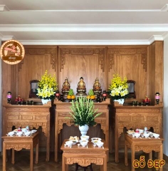 Mẫu 3 Bàn Thờ Hiện Đại 668893 -Thiết Kế Phong Thủy