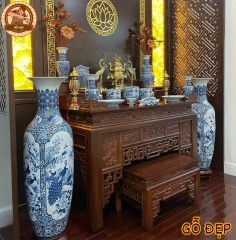 Mẫu Bàn Thờ Tam Cấp BT 3639 - Làm Từ Gỗ Tự Nhiên Đẹp