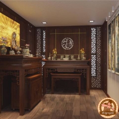 Bàn Thờ Gỗ Sồi BT 19