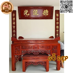 Bộ Hoành Phi - Câu Đối Quang Lưu Đức - Hiện Đại - Độc Đáo