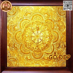 Tranh Trúc Chỉ Mandala Đẹp Hiện Đại - TC 10 - Nét Độc Đáo