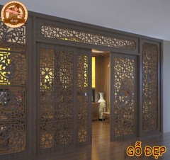 Vách Ngăn Cửa Đi Phòng Thờ CP 03 - Xưởng Gõ Đẹp