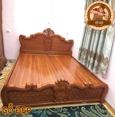 Giường Ngủ Cao Cấp GN 20 - Xưởng Gỗ Đẹp