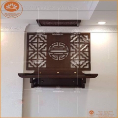 TRANG THỜ TREO TT 15 - CHẤT LIỆU GỖ GỤ - Cao Cấp