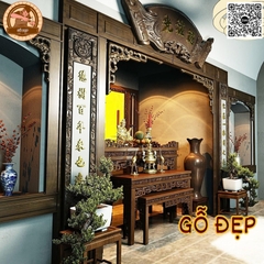 Phòng Thờ Tân Cổ Điển Sang Trọng PT14 Tinh Tế, Ấm Cúng