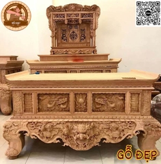 Sập Thờ Long Phụng Cao Cấp Gỗ Gụ ST66889 Đẹp Nhất Hà Nội