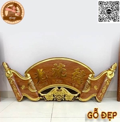 Mẫu Cuốn Thư Hiện Đại Dát Vàng Đẹp Thờ Gia Tiên